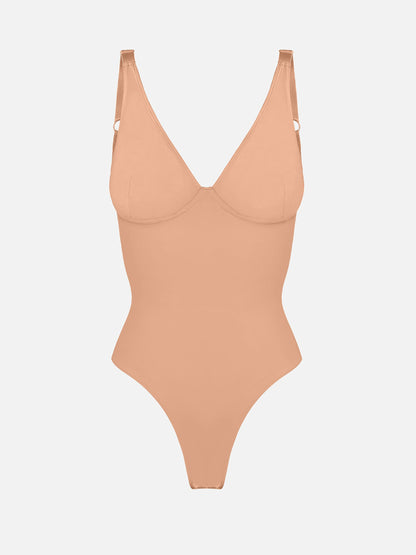 LIVC – V-Neck Tummy Control Shaping Bodysuit | Naadloze Comfort Body met Shaping Effect & Elegante Pasvorm