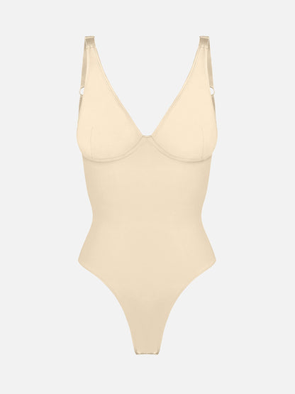 LIVC – V-Neck Tummy Control Shaping Bodysuit | Naadloze Comfort Body met Shaping Effect & Elegante Pasvorm