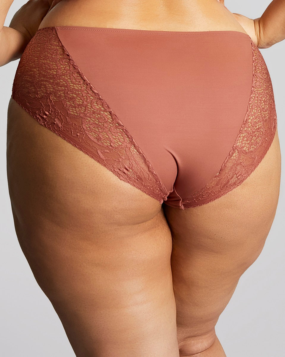Panache Sculptresse Estel Rose Gold Deep Brief Panty 9682