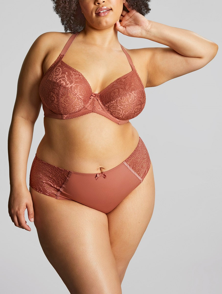 Panache Sculptresse Estel Rose Gold Deep Brief Panty 9682