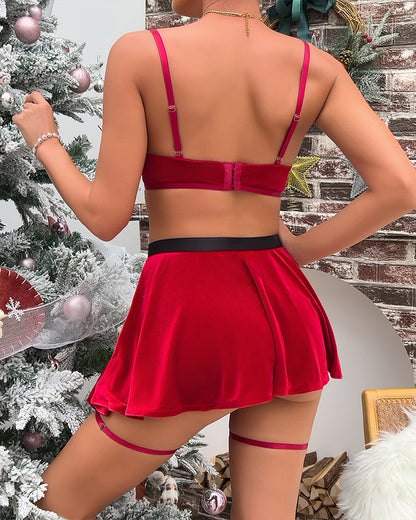 Christmas Santa Claus Lingerie Sets
