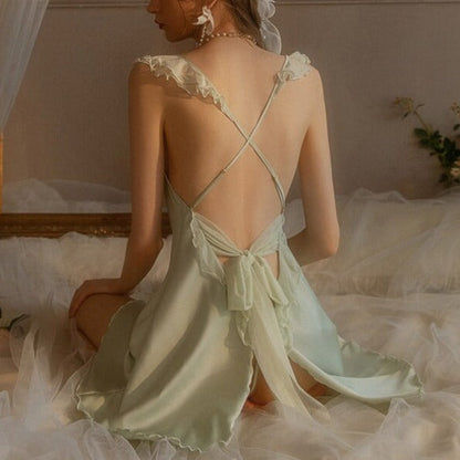 Sexy Ice Silk Nightdress