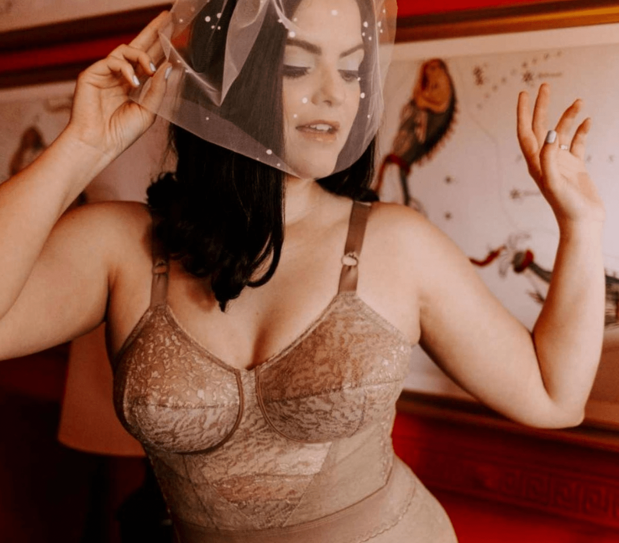 MARISTELLA – Longline Wireless Bra - LivingCurves Long Line Bra Wit / 34B