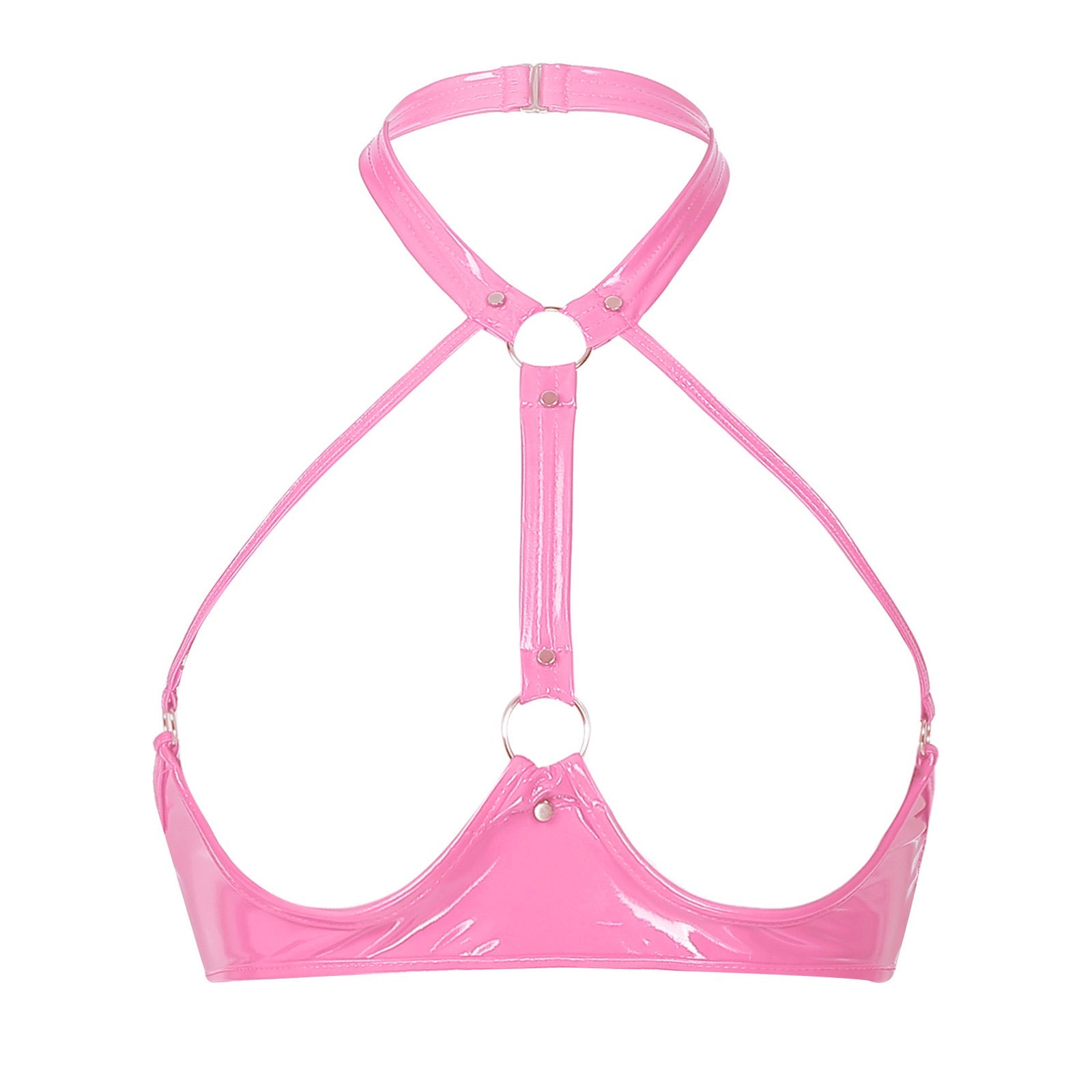 LYRA - Latex Choker Bra