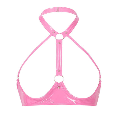 Lyra Latex Choker Bra