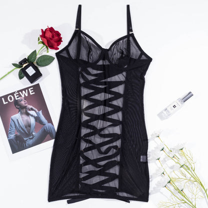 Sexy Cutout Backless Nightdress