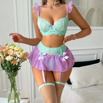 Seraphine – Lingerie Set met Stockings