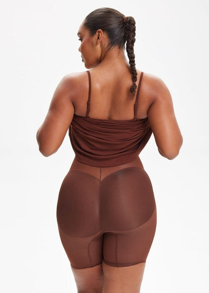 ELYNA – SecretSculpt Spaghetti Strap Midi Jurk
