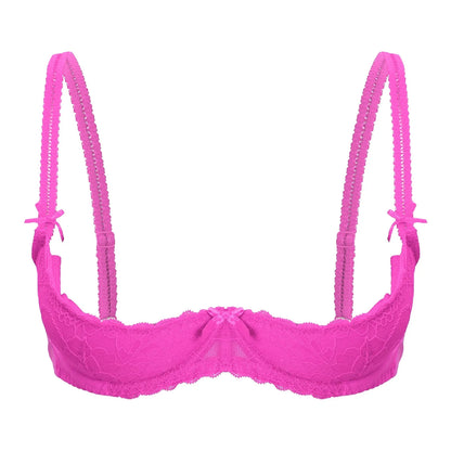 Isabelle Florale Balconette BH – Geborduurde Bloemen Cups