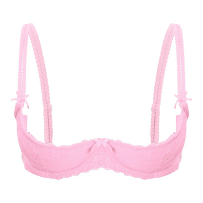 Isabelle Florale Balconette BH – Geborduurde Bloemen Cups