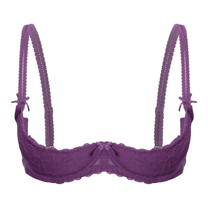 Isabelle Florale Balconette BH – Geborduurde Bloemen Cups