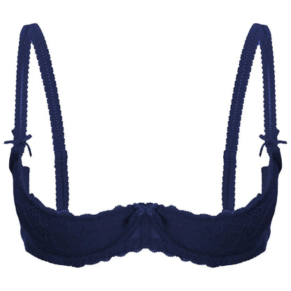 Isabelle Florale Balconette BH – Geborduurde Bloemen Cups