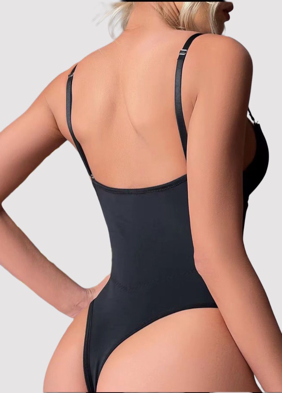 EYVIA – Shapewear Bodysuit met 5 Baleinen - LivingCurves variable s / zwart
