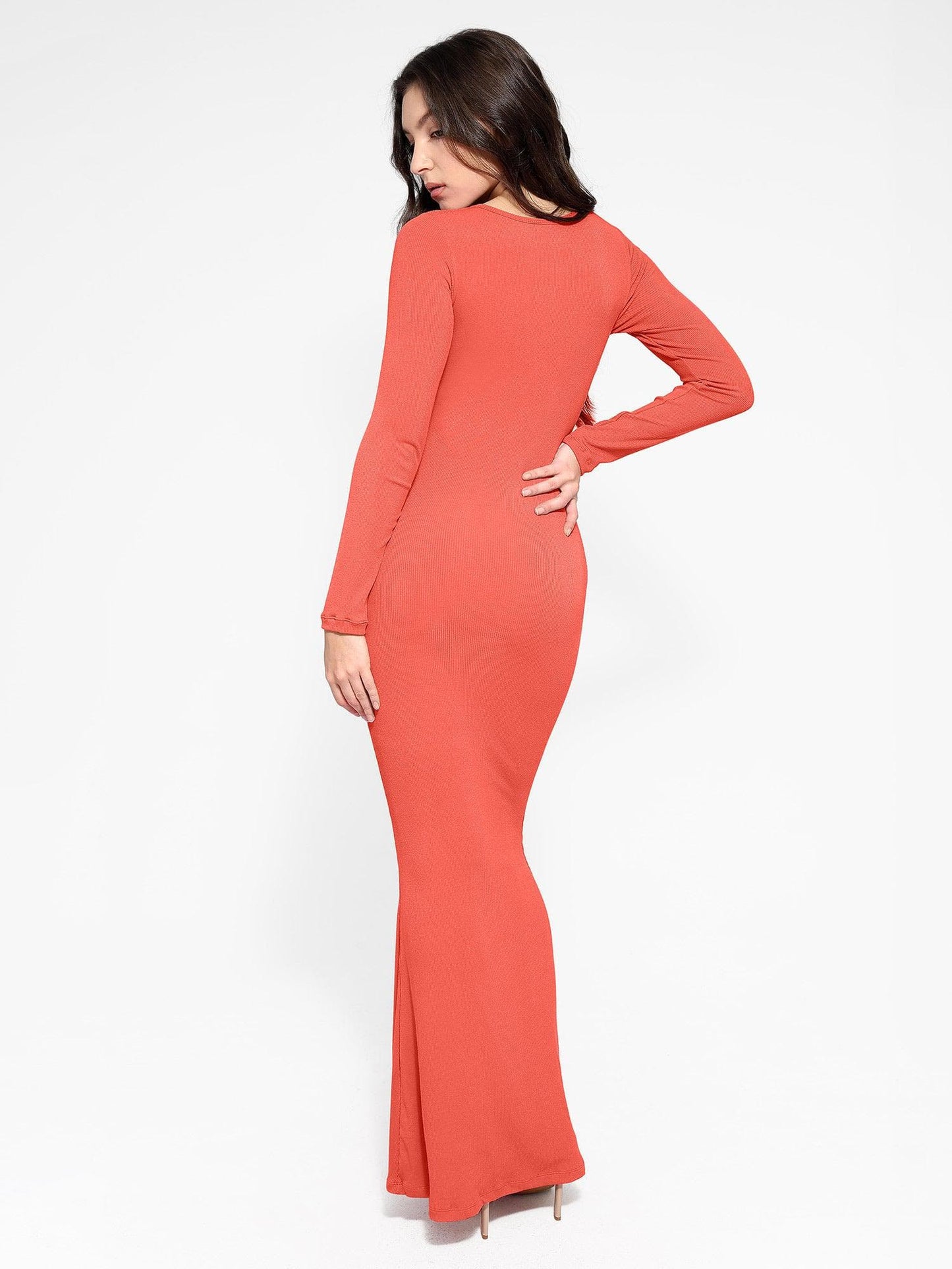 NOVA – Shapewear Maxi Dress met Lange Mouw