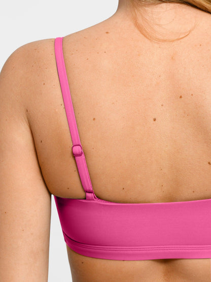 ORALIA – HIGH-WAIST BIKINI TOP - LivingCurves Two-piece Swimsuit Zwart / S