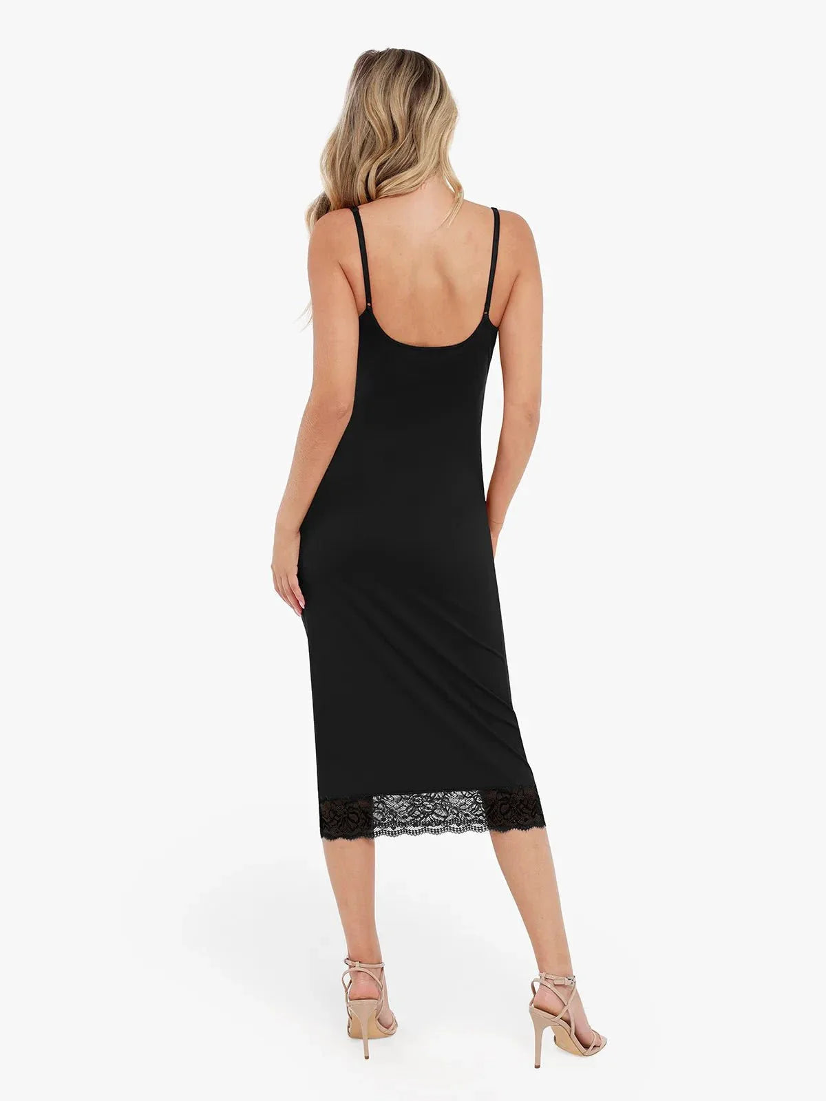 ELORIA – Shaping Lace Midi Dress