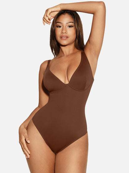 LIVC – V-Neck Tummy Control Shaping Bodysuit | Naadloze Comfort Body met Shaping Effect & Elegante Pasvorm