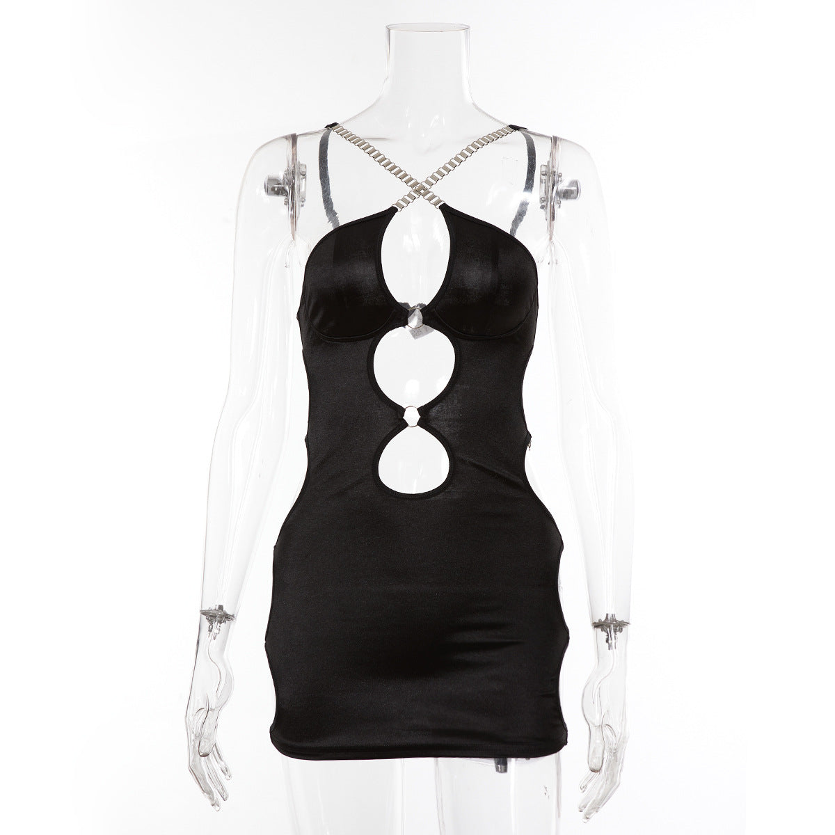 MARISE – Luxe Metallic Jurk voor Avond en Party