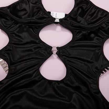 MARISE – Luxe Metallic Jurk voor Avond en Party