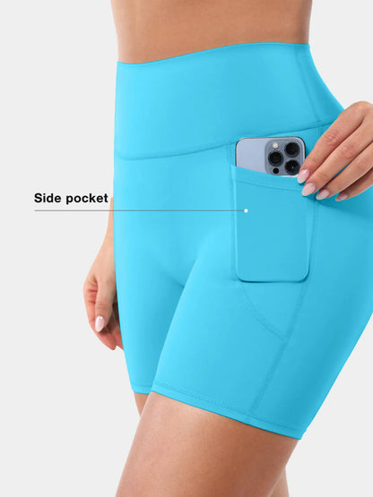 BRXL Cross Strap Sports Bra High-Waisted Shorts Set