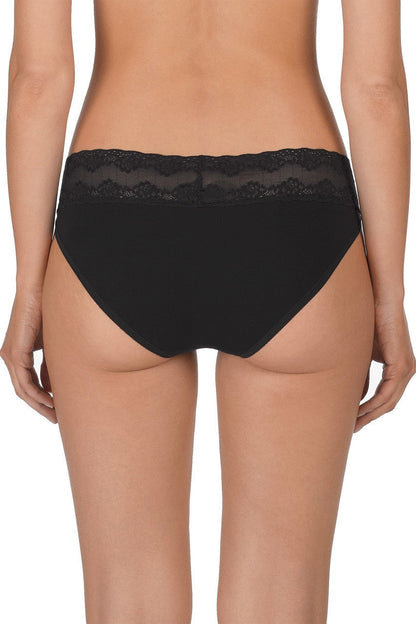 Natori Bliss Perfection V-Kini #756092 - LivingCurves Panties One Size / Black