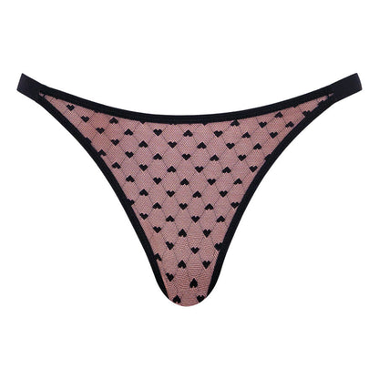 Curvy Kate Boost Heartbreaker Black and Pink Tanga Panty 092211