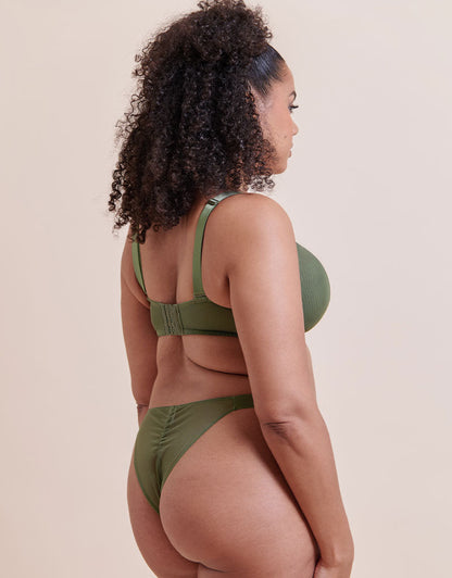 FERNA – Multiway Balcony BH Fern Green - LivingCurves Lingerie Top 34E