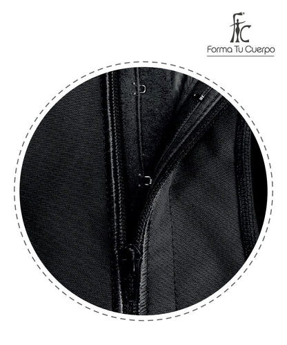 AMARIS – Colombiana Shapewear met Mouwen - LivingCurves Shapewear XL / Black