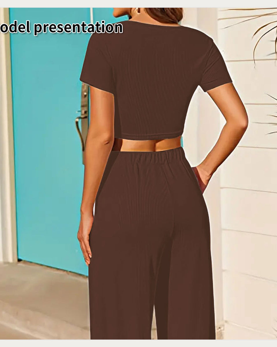 Women's Fashion Simple Solid Color Suit