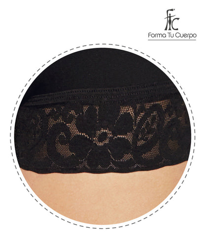 AMARIS – Colombiana Shapewear met Mouwen - LivingCurves Shapewear XL / Black
