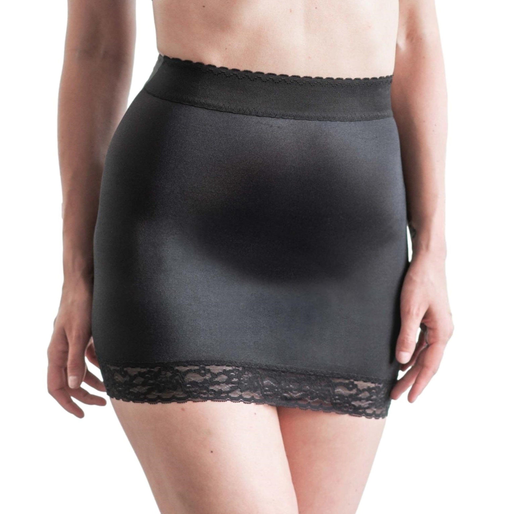 MIVA – Licht Corrigerende Slip met Volledige Shaping - LivingCurves Half Slip Black / S/26