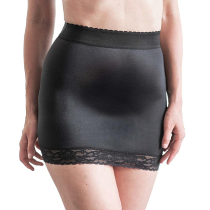 MIVA – Licht Corrigerende Slip met Volledige Shaping - LivingCurves Half Slip Black / S/26