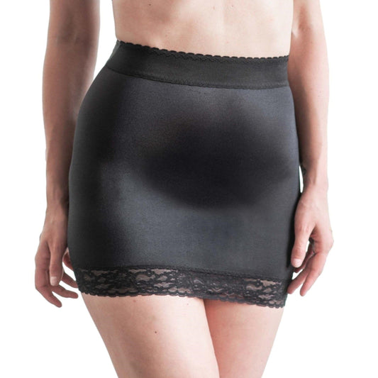 MIVA – Licht Corrigerende Slip met Volledige Shaping - LivingCurves Half Slip Black / S/26