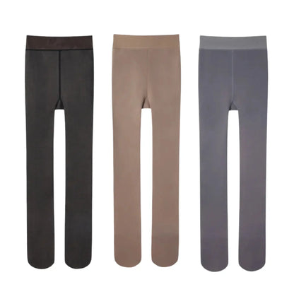 LIVIANE FLEECE PANTY | Dames thermische panty met shapewear-effect