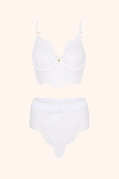 Full on Glam – Ongewatteerde Longline Bh in Zwart