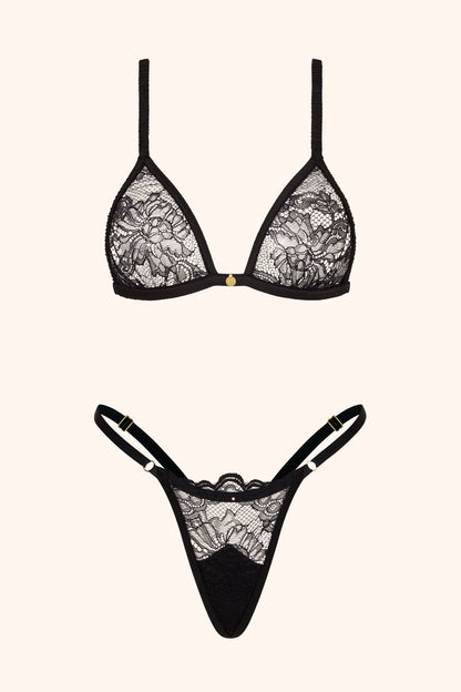 Fleur – Ongewatteerde Triangel Bh in Ivoor