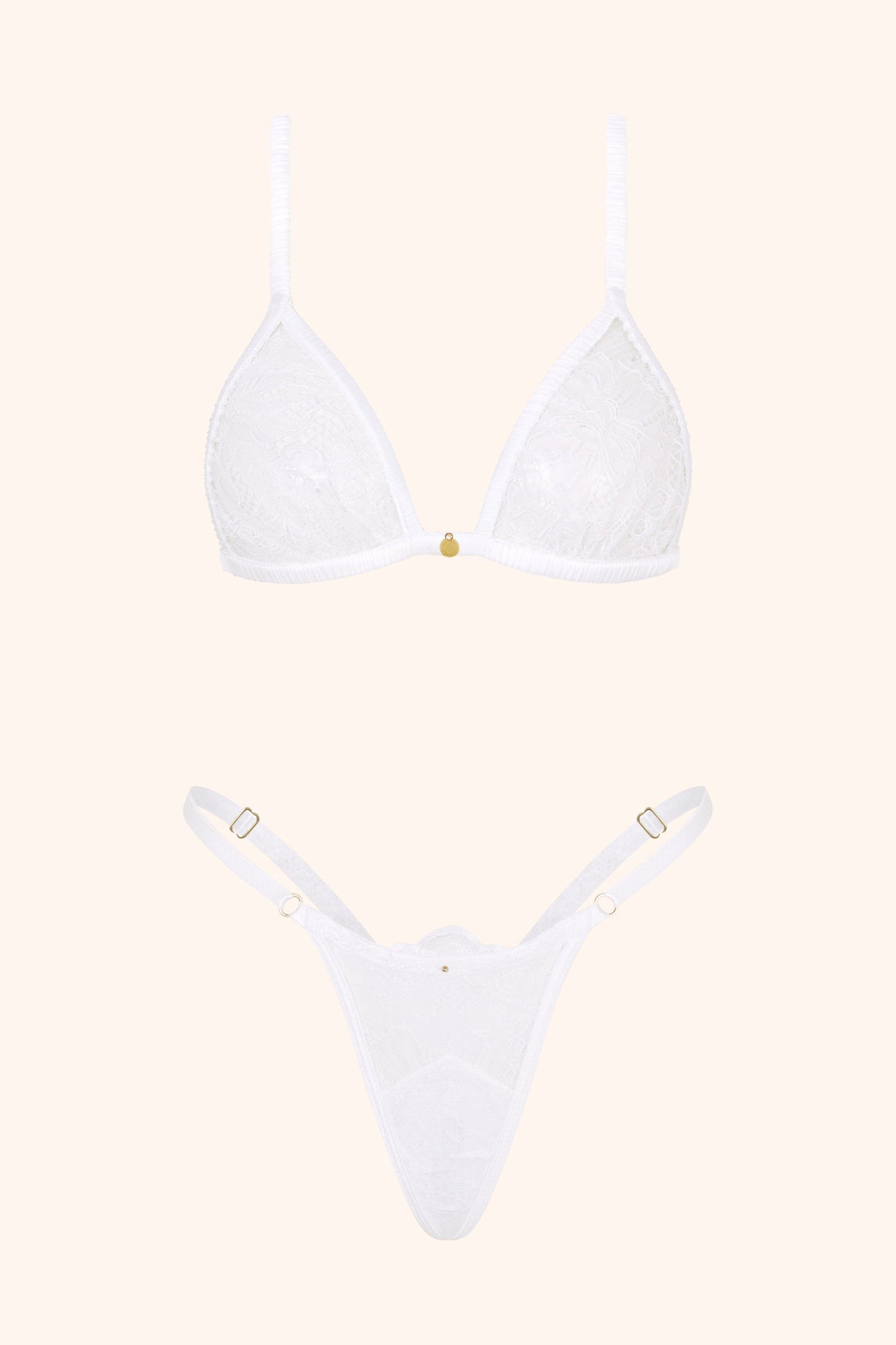 Fleur – Ongewatteerde Triangel Bh in Ivoor