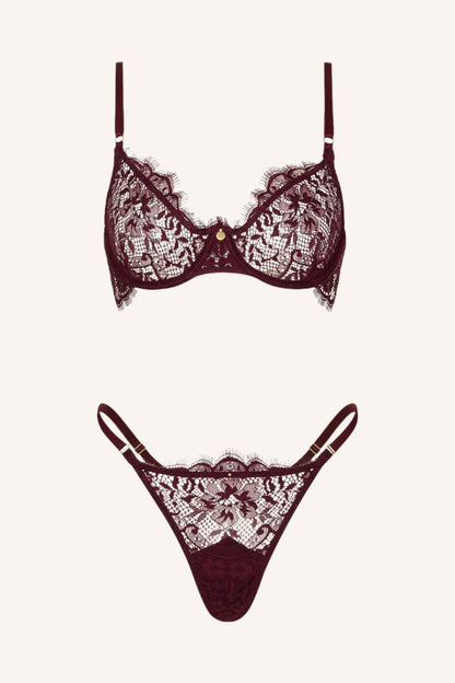 DAINTY – Royal Blue Lace BH