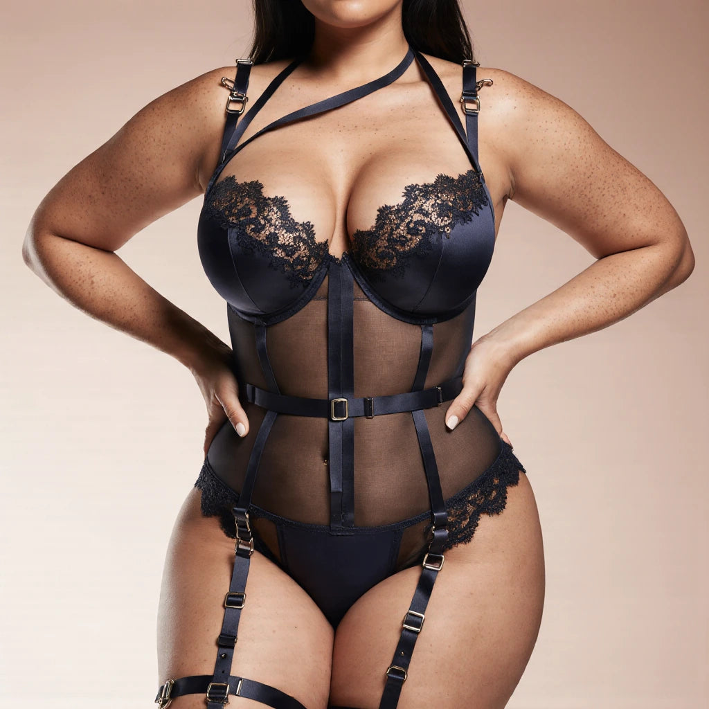 LIVC – Skull Lace Garter