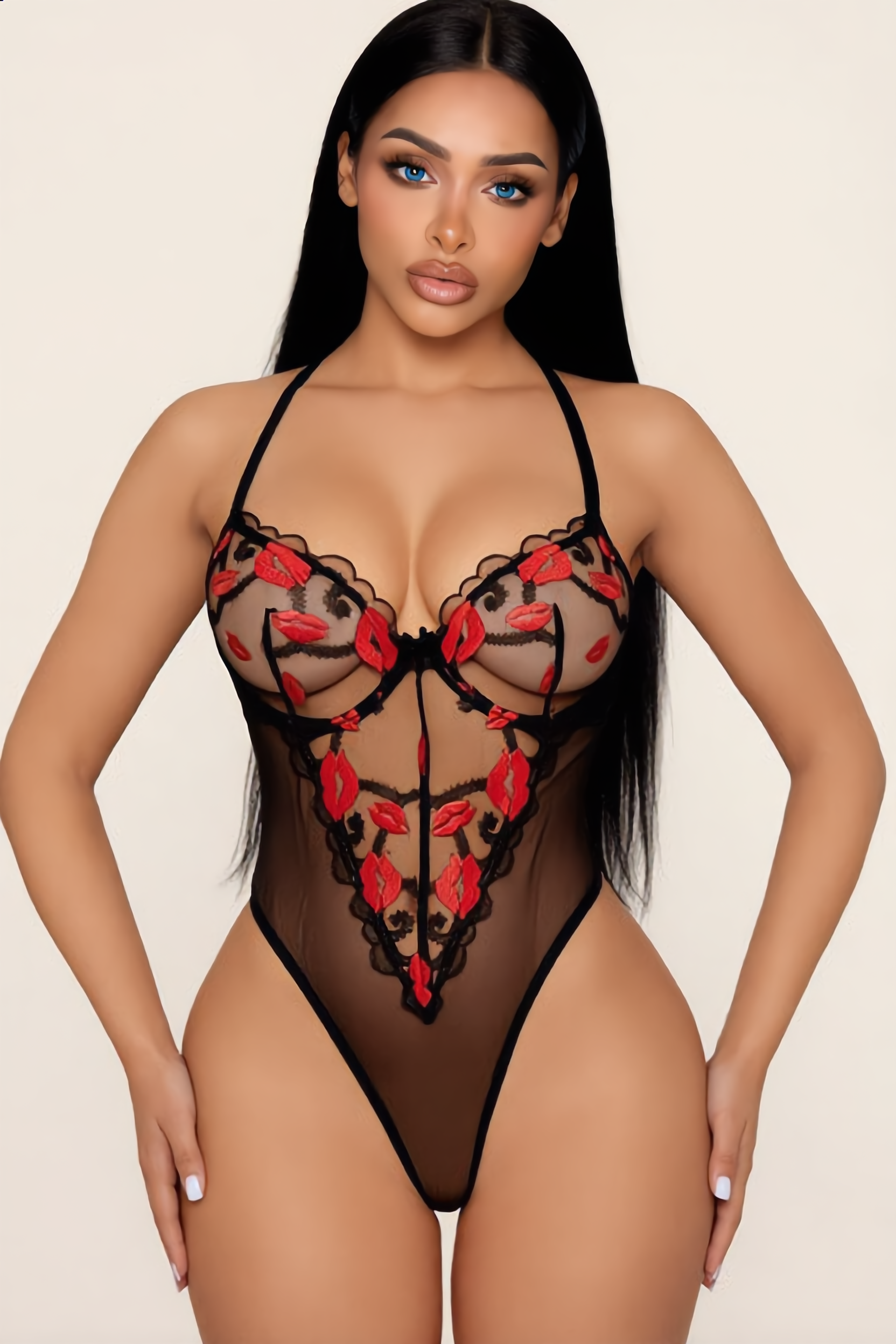 Bodysuit Dames Mesh – Zwart Kant Met Beugel – Sculpting Pasvorm & Draagcomfort
