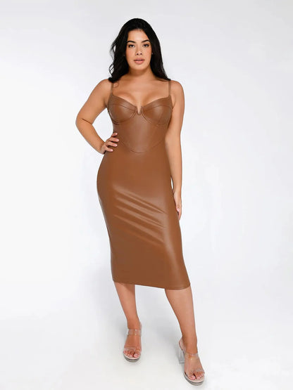 VESTA – Faux Corset Dress