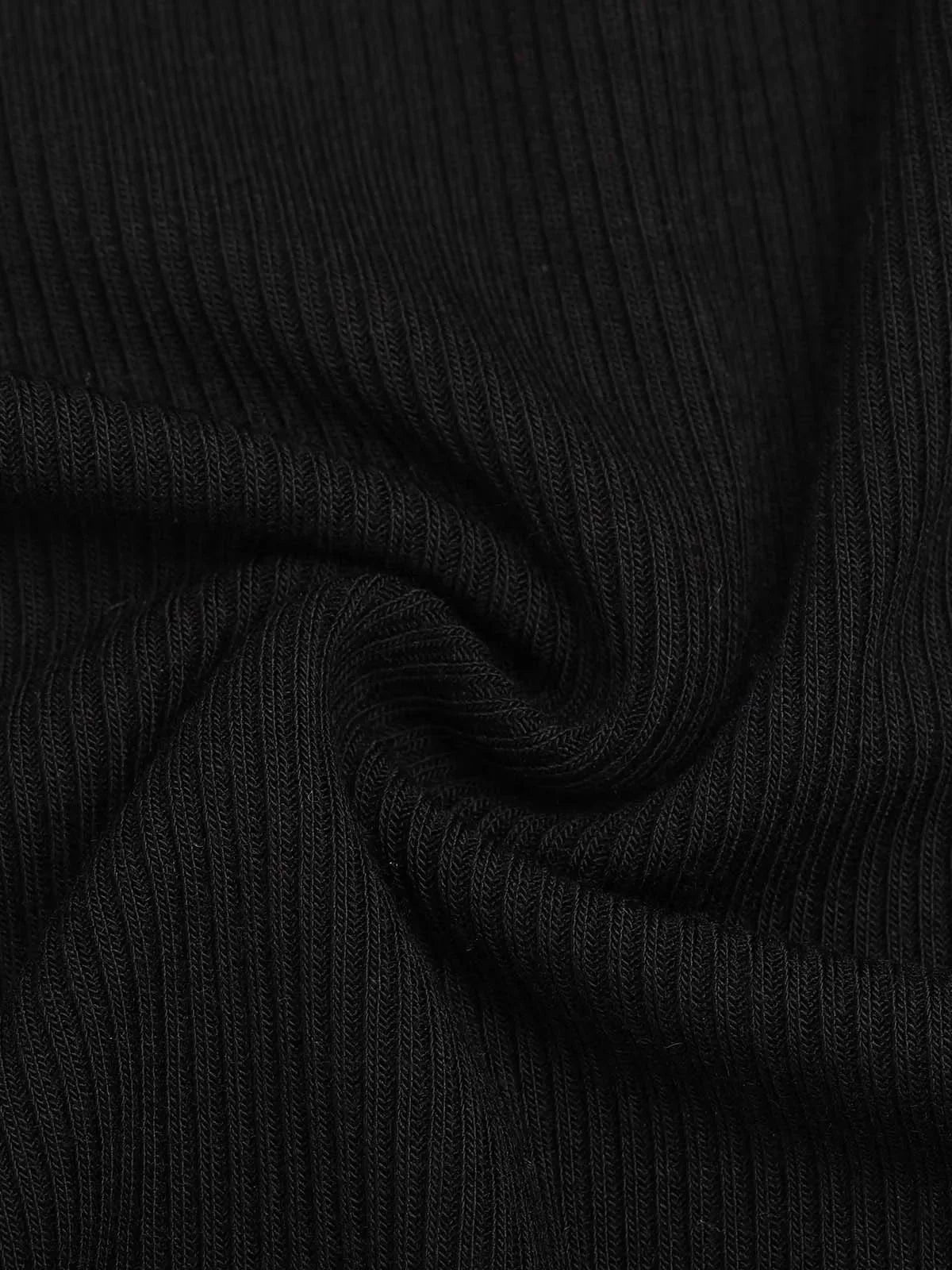 FAYE – Shaping Maxi Jurk met Kant & Henley Detail