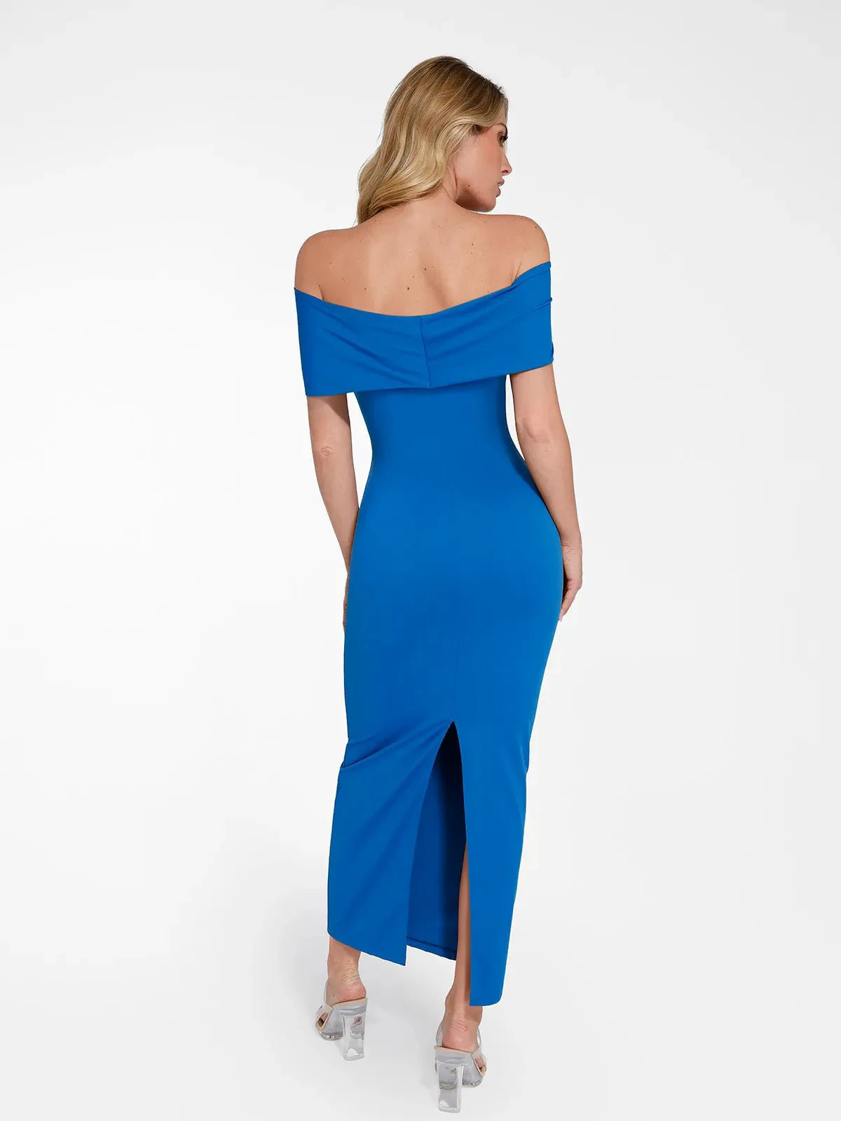LUA – Off-Shoulder Slim Maxi Dress