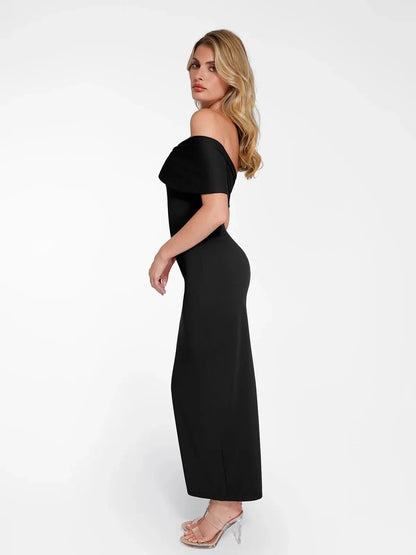 LUA – Off-Shoulder Slim Maxi Dress