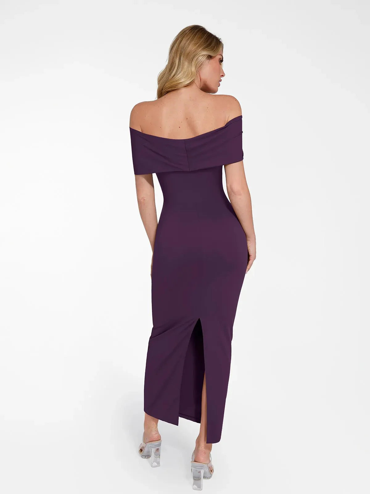 LUA – Off-Shoulder Slim Maxi Dress