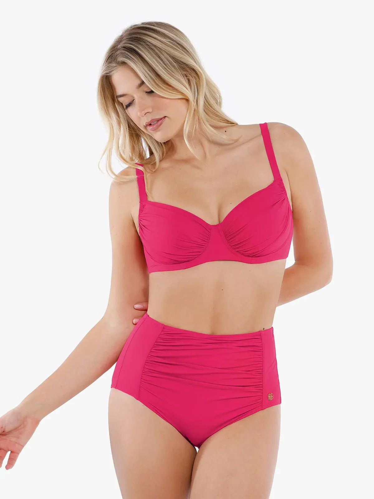 JUNGLESCULPT – High-Waisted Shaping Bikini Bottom