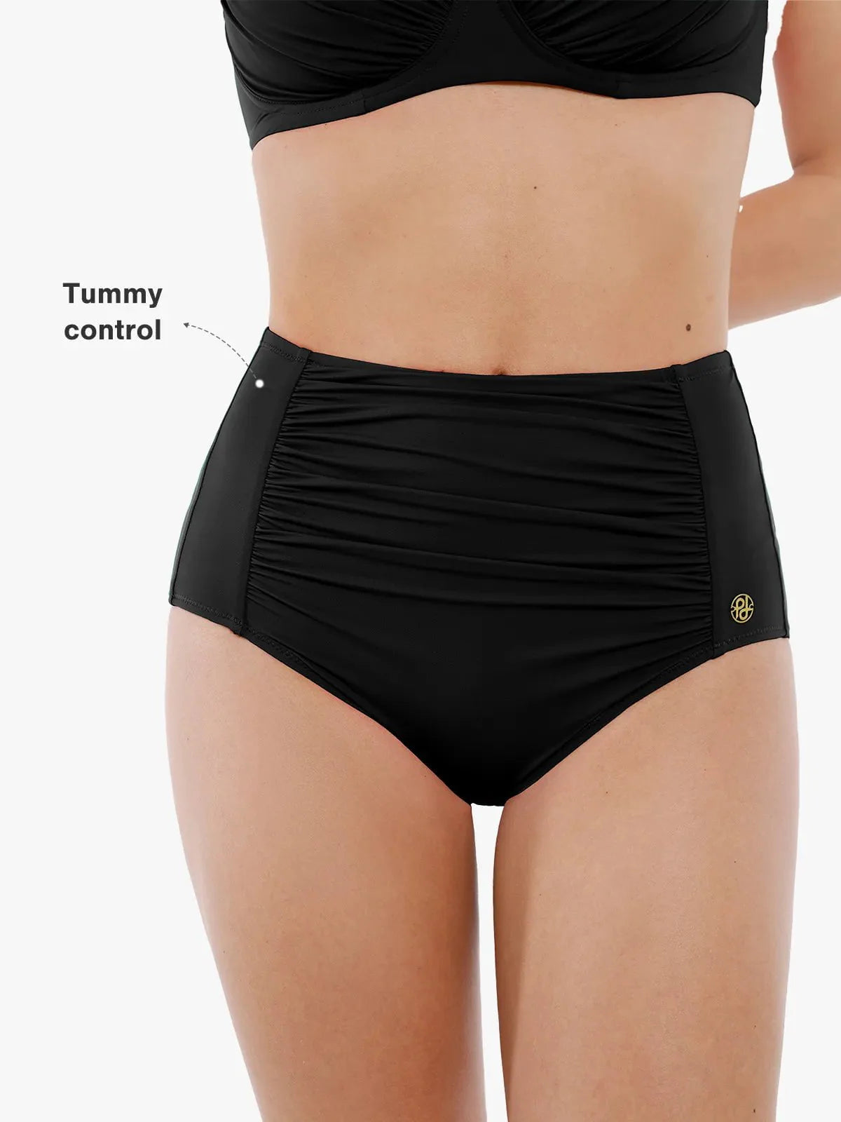 JUNGLESCULPT – High-Waisted Shaping Bikini Bottom