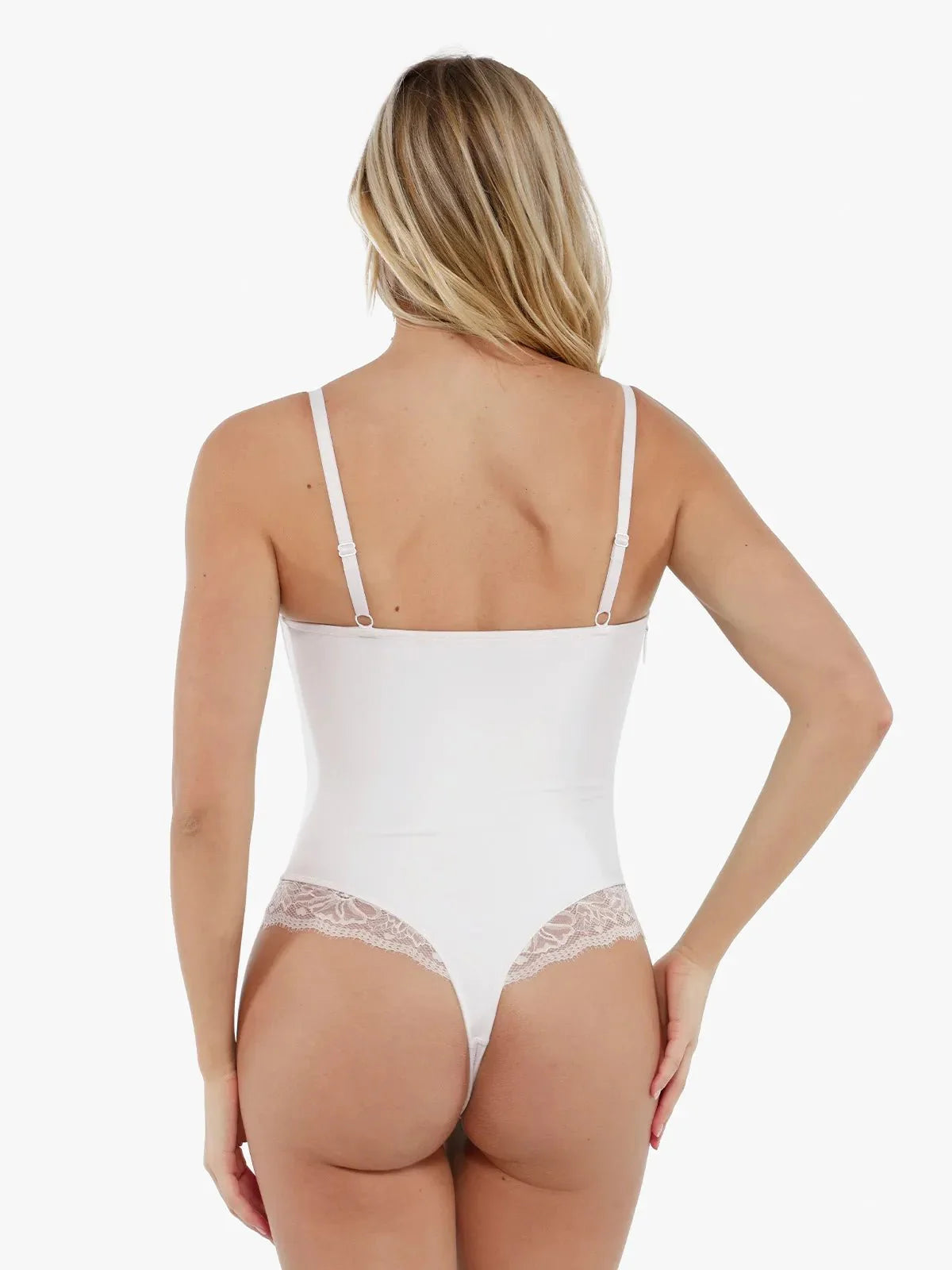 Shapewear Strappy Tummy Control Lace Inset Bodysuit - LivingCurves Sexy Tops Body Shaper Chili Red / XS