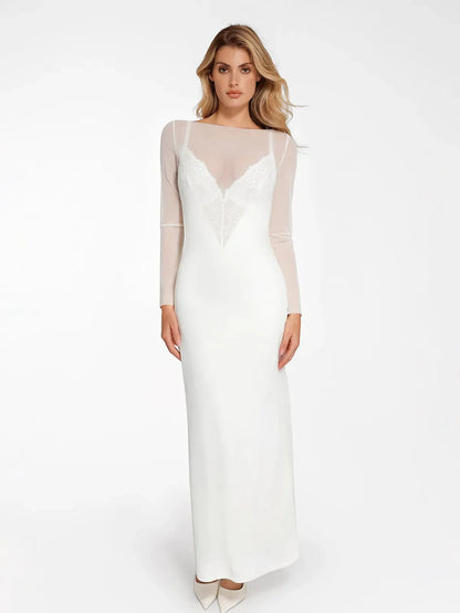 LYSERA – Sheer Mesh Maxi Cover-Up