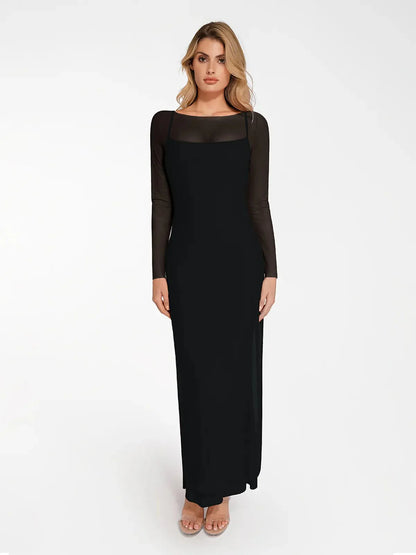 LYSERA – Sheer Mesh Maxi Cover-Up